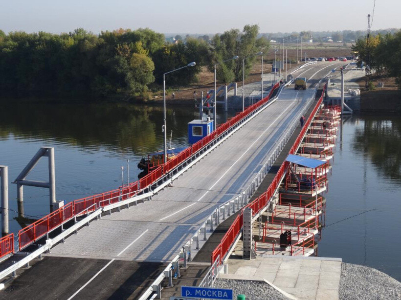 В Коломне закрыто движение по Митяевскому и Бобреневскому мостам