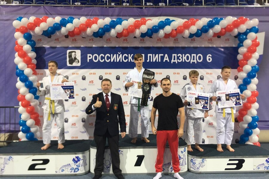 Коломенцы стали призерами «Российской лиги дзюдо»
