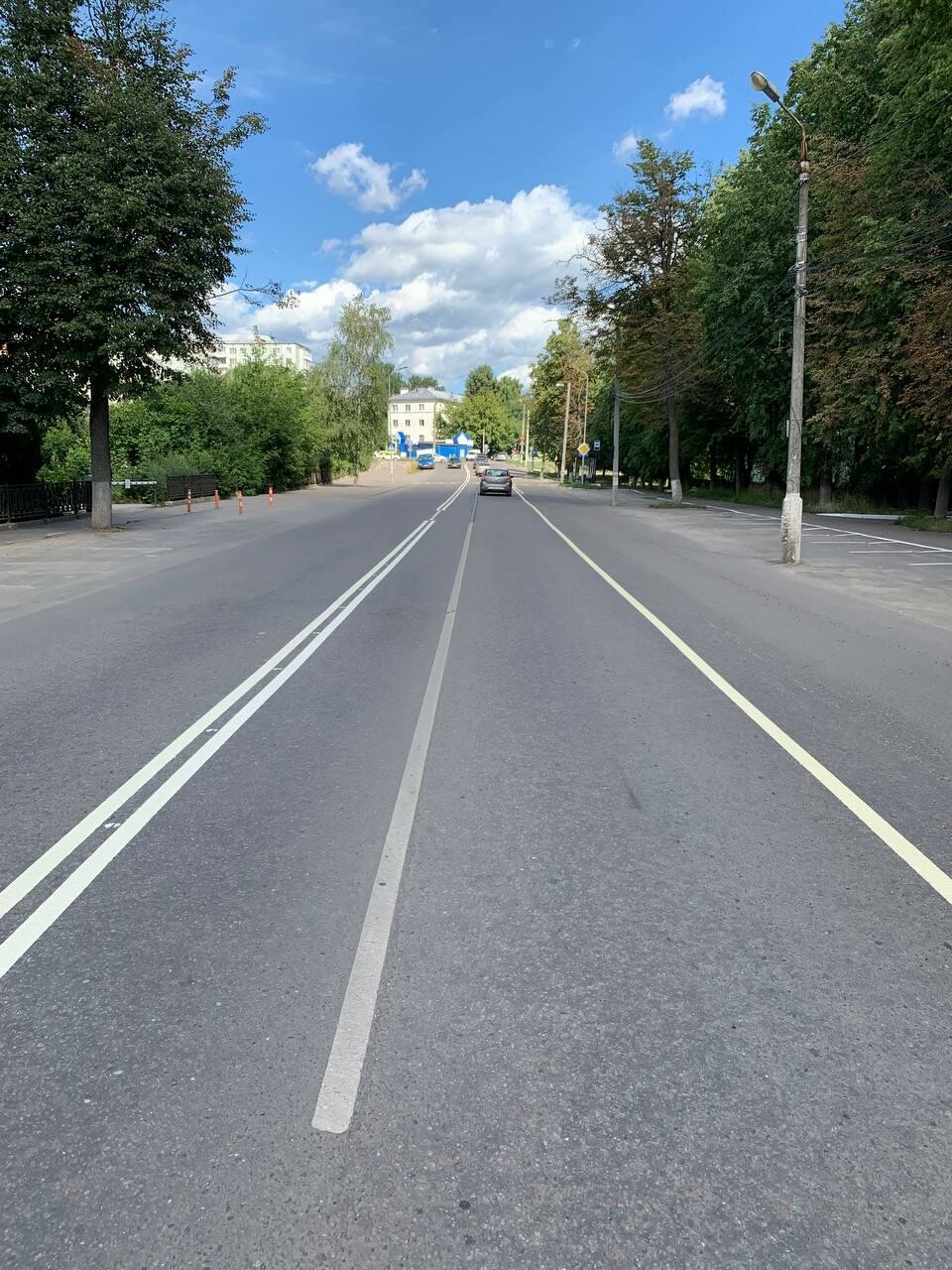 Дополнительную полосу для общественного транспорта обустроили на Окском проспекте в Коломне