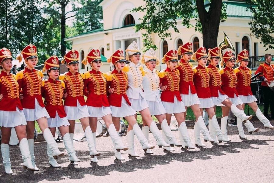 На Бородинском поле прошел фестиваль детских духовых оркестров