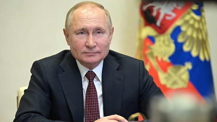 Президент России Владимир Путин обратился по видеосвязи к коломенским олимпийцам