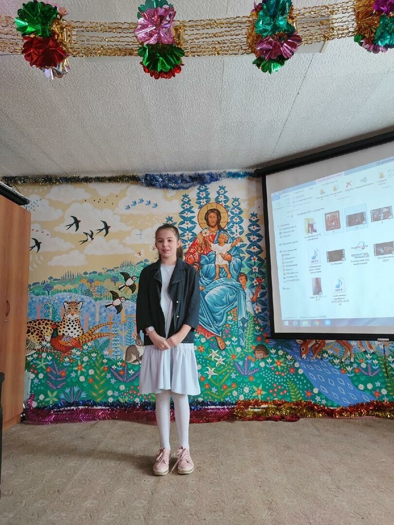 В преддверии праздников в воскресной школе Озёр прошел концерт