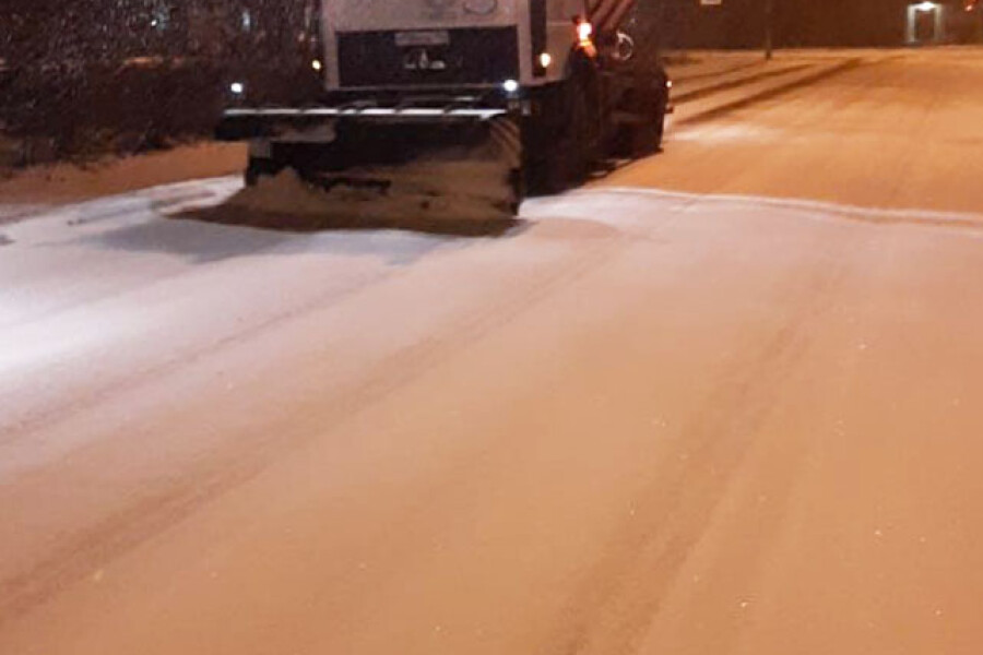 В Городском округе Коломна ликвидируют последствия снегопада