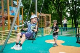 В Коломне и Озерах впервые модернизируют губернаторские детские игровые площадки