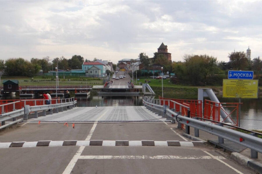 В Коломне закрыт Бобреневский мост в связи с высоким уровнем воды