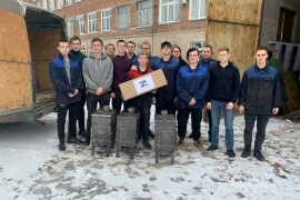 Коломенский колледж передал российским военным гуманитарную помощь