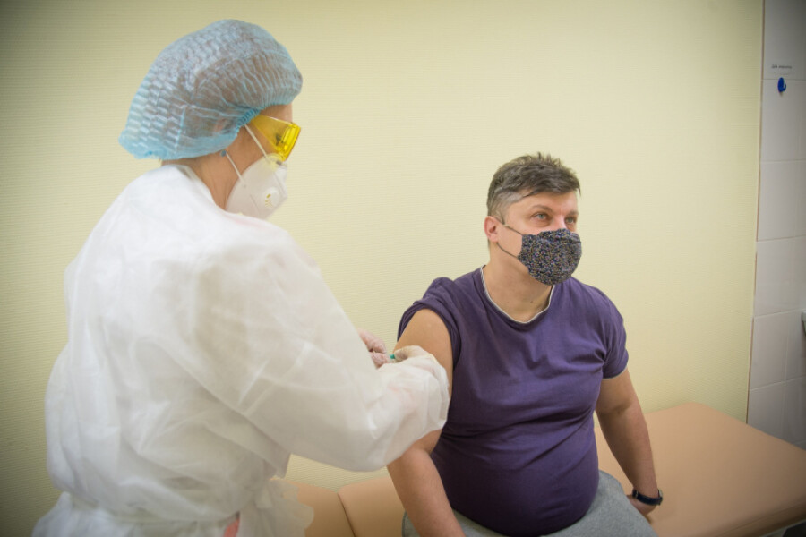 67,5 % от всего населения Коломны сделали прививку против коронавирусной инфекции