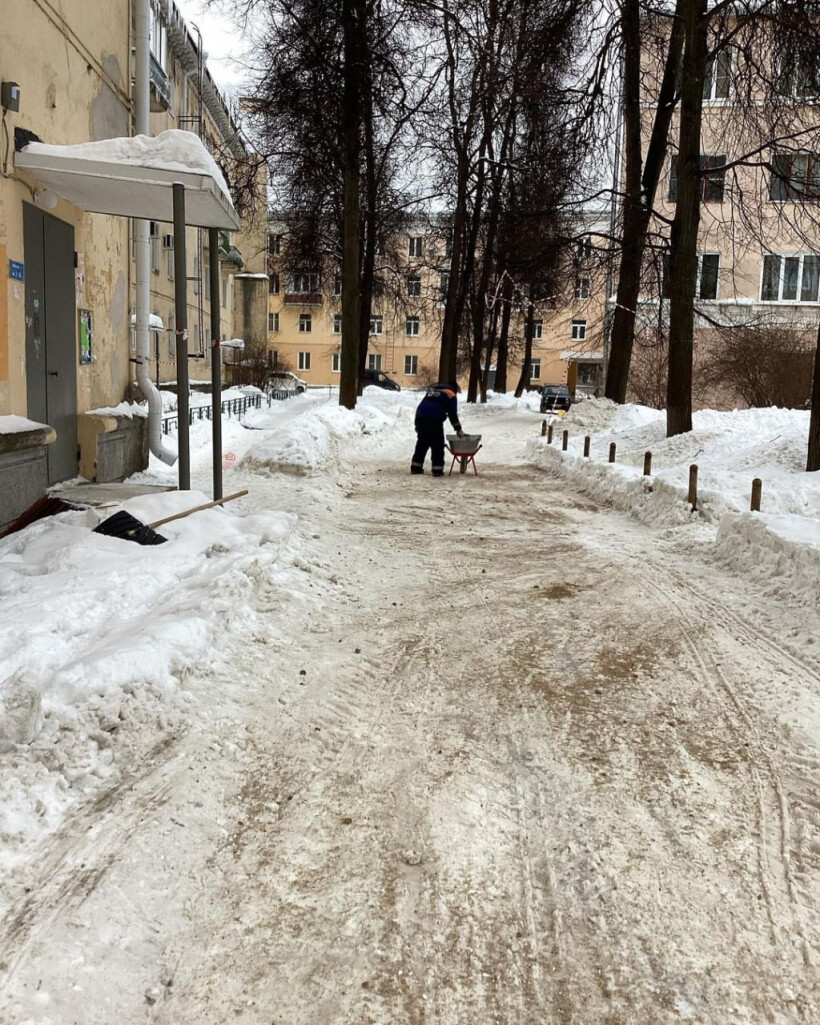 В течение недели в Городском округе Коломна осуществлялся контроль уборки снега