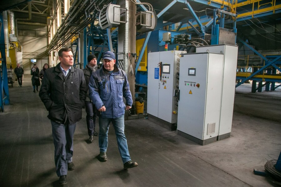 Врип главы округа Александр Гречищев проверил работу комплекса по переработке отходов «Юг»