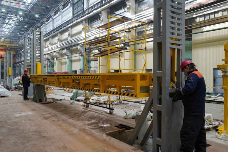 На Коломенском заводе идет техническое перевооружение производства