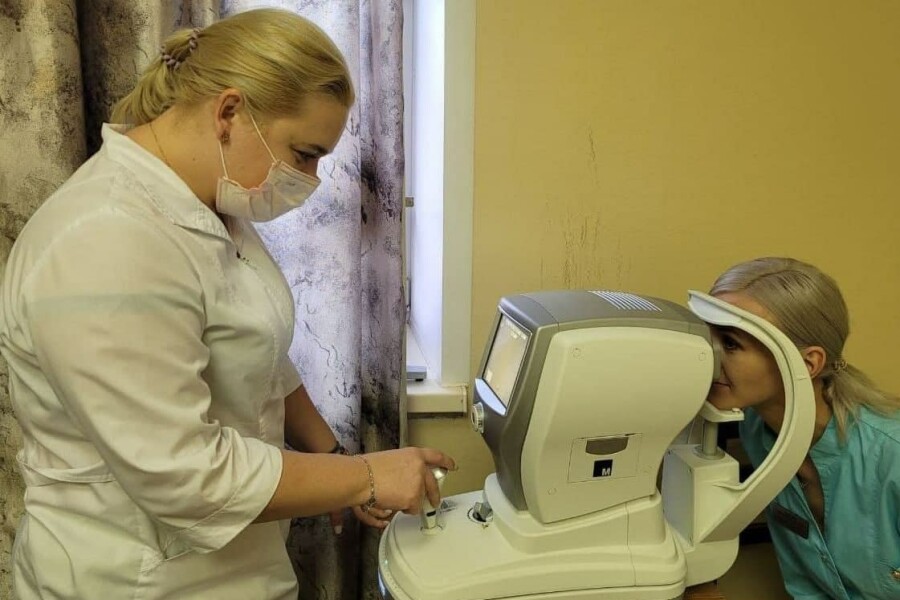 В Коломенскую больницу поступило новое офтальмологическое оборудование