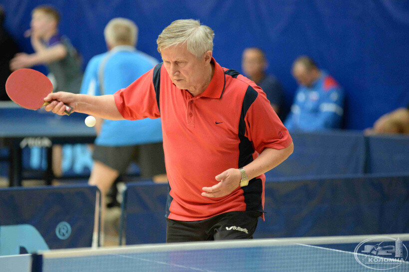 Первое место в соревнованиях по настольному теннису на VII Спартакиады пенсионеров России занял 74-летний коломенец