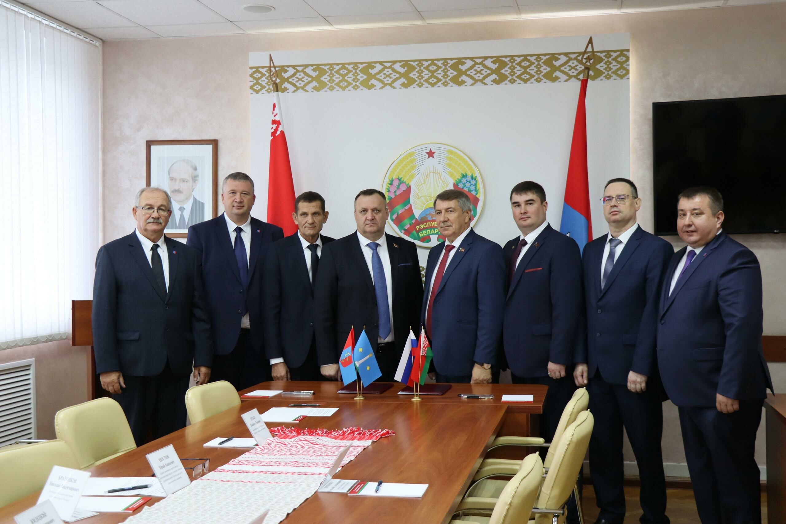 Подписано соглашение о сотрудничестве между Советом депутатов Коломны и Пинским Республики Беларусь