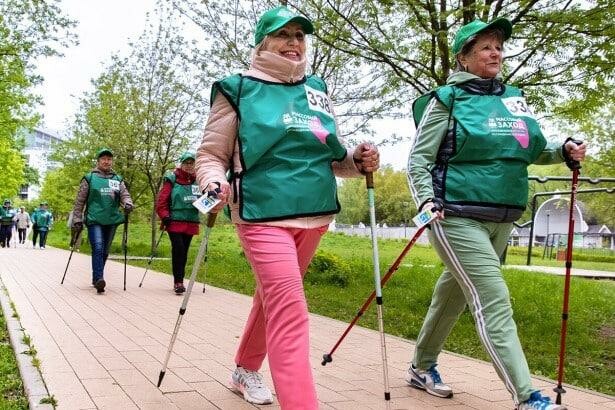 Коломенцы присоединятся к общеобластному марафону скандинавской ходьбы в парке Мира